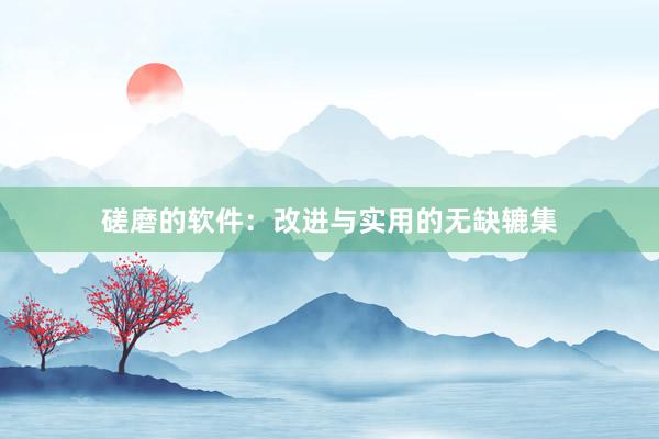 磋磨的软件:改进与实用的无缺辘集